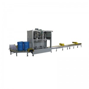 水合肼灌裝機(jī) ?50-100L石油化工無(wú)動(dòng)力滾筒灌裝機(jī)